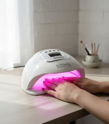 визажное кресло: UV/LED-лампа для маникюра SUN X5S Max. Таймер на: 10s / 30s / 60s / — 2