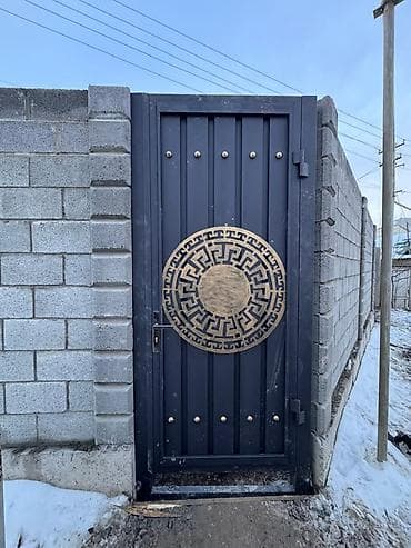 Калитки для ворот: Кованая металлическая калитка для забора - Материал: сталь, сварная — 1