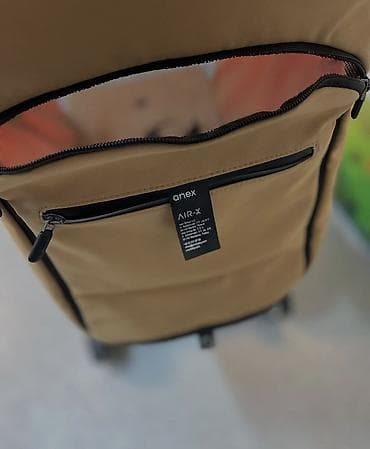 Коляски: Коляска, Anex, цвет - Коричневый, Б/у, Самовывоз, Платная доставка — 5