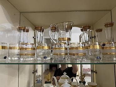 растительное: Набор посуды и стекла для сервировки стола - Парадный столовый сервиз — 4