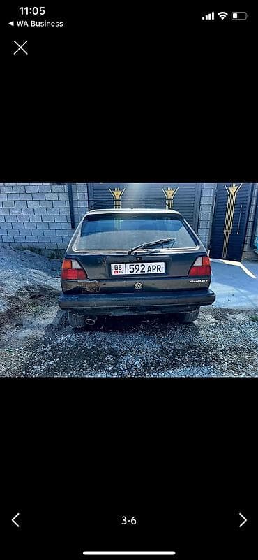 Продажа авто: Volkswagen Golf: 1990 г., 1.8 л, Механика, Бензин, Хэтчбэк — 3