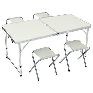 Походный складной стул, Новый, Другой материал, цвет - Белый at lalafo.kg Походный складной стул, Новый, Другой материал, цвет - Белый