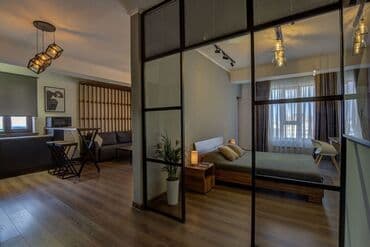 студия долгосрочно: 2 комнаты, Агентство недвижимости, Без подселения, С мебелью полностью — 9