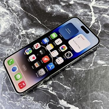 Автоунаа электроникасы: IPhone 14 Pro Max, Колдонулган, 256 ГБ, Ак, Коргоочу айнек, Каптама, 90 % — 6