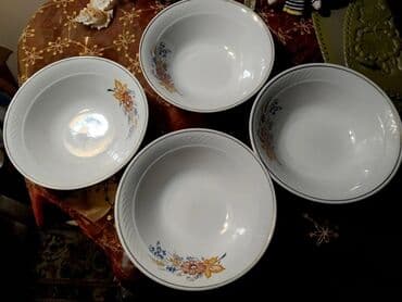 бу тарелка: ЛИСТАЙТЕ ФОТО .1-Тарелки порционные. Новые 6 штук-2000сом — 5