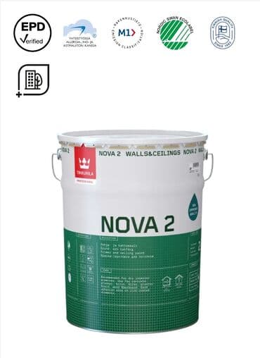 Tikkurila Nova 2 База А 9л - 12000сом Водоразбавляемая, не