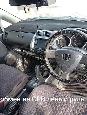 Рулевая часть: Honda Fit (Jazz) хэтчбек, правый руль. - Кузов 5 дверей, черный цвет — 4