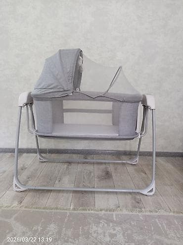 Детская колыбель-электро качалка с музыкой - Тип: напольная