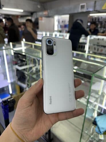 Redmi, Redmi Note 10S, Колдонулган, 128 ГБ, түсү - Ак, 2 SIM — 1