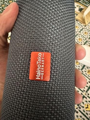 imac 24: Портативная Bluetooth-колонка Haino Teko (цилиндрическая, тканевая — 2