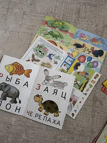 Детские книги: Набор развивающих книжек 5 + Все в хорошем состоянии Очень — 3