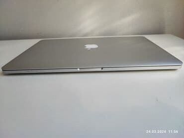 macbook на запчасти: Ноутбук, Apple, 16 ГБ ОЭТ, Intel Core i7, 15.4 ", Колдонулган, Жумуш, окуу үчүн, эс тутум SSD — 6
