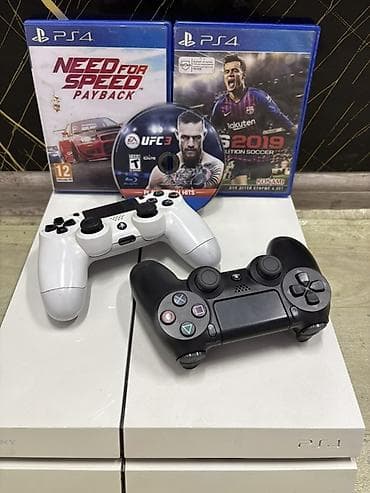 Видеоигры и приставки: PS4fat память на 1tb - Два беспроводных геймпада - Диски/игры: - — 1