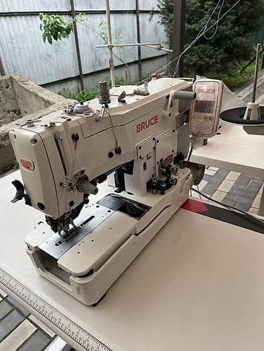 пуговичная: Петельная. Промышленная Петельная швейная машина BRUCE (модель по — 1