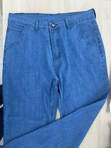 method men: Джинсы, Прямые, Китай, Средняя талия, Стрейч, M — 1