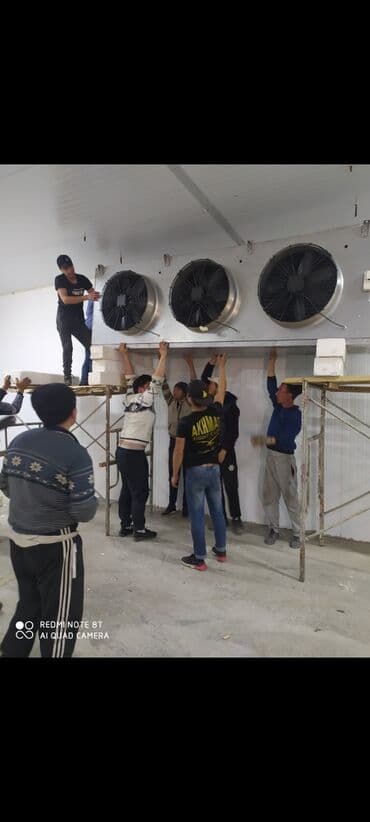 будка рефрижератор: Монтаж холодильные камеры 
морозильная камера — 3