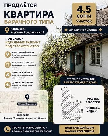 барачного типа дом: Продаётся квартира барачного типа под снос — отличный вариант под — 1