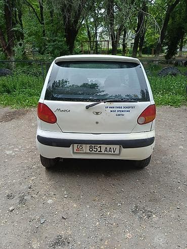 арзан машине: Daewoo Matiz: 2000 г., Кол менен иштөөчү, Хетчбек — 5