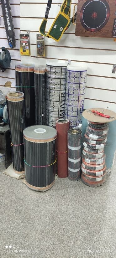 пленочный теплый пол: Теплый пол. Плёночные тёплые полы. Проводные тёплые полы, сетка — 5