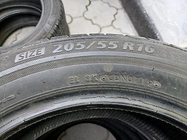 16 lt: Шины 205 / 55 / R 16, Лето, Б/у, Комплект, Легковые, Япония, Bridgestone — 3