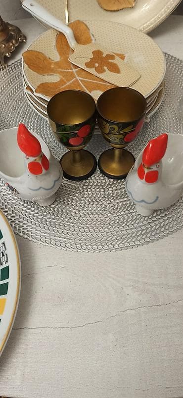 фарфоровый стол: Набор посуды и декора для сервировки стола (разнообразные предметы) — 2