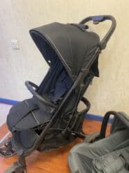 подставка для второго ребенка на коляску: Коляска, цвет - Черный, Б/у — 8
