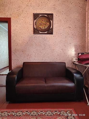 мебел новый: Комплект мягкой мебели, цвет - Коричневый — 1