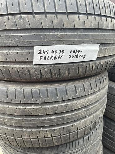 Шины 245 / 40 / R 20, Лето, Б/у, Пара, Легковые, Falken — 1