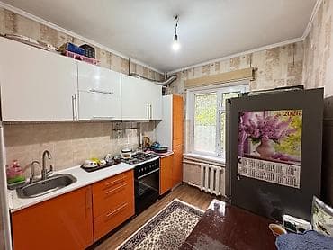 3 комнаты, 61 м², Аламедин-1 мкр 105 серия, 1 этаж, Косметический ремонт