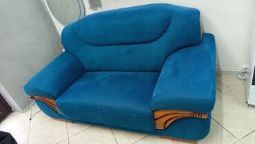 Прямой диван, Б/у, Двухместный