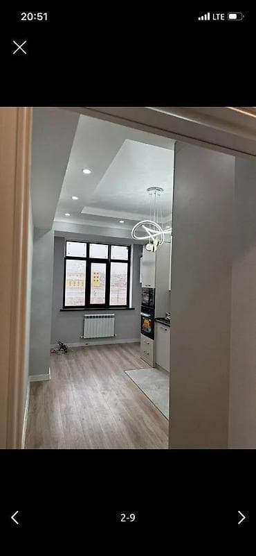 Квартиры: 1 комната, 40 м², Ак-Орго ж/м Элитка, 4 этаж, Свежий ремонт — 3