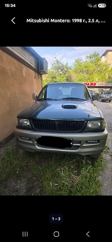 Транспорт: Mitsubishi Montero: 1998 г., 2.5 л, Механика, Дизель, Внедорожник — 1