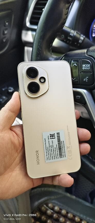 андроид мониторы: Honor 400, Б/у, 256 ГБ, цвет - Золотой, 2 SIM — 2