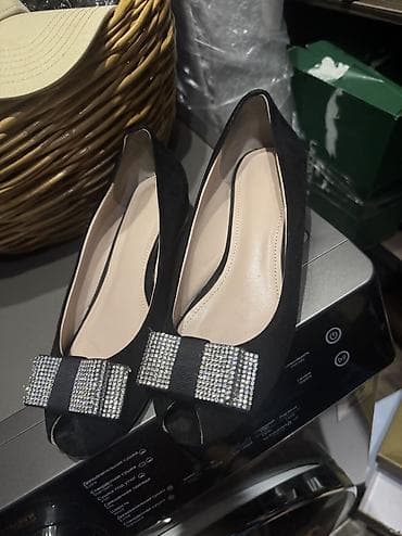 замшевый туфли: Замшевые туфли с бантиком — 2