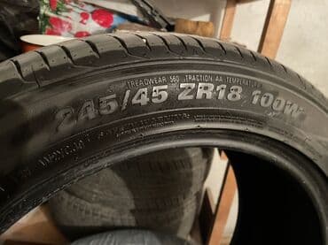 шины на камаз без камерка: Шины 245 / 45 / R 18, Лето, Б/у, Комплект, Легковые, Корея, Kumho — 2