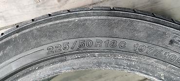 ладка: Шины 225 / 50 / R 18, Лето, Б/у, Пара, Легкий коммерческий транспорт (C/LT), Таиланд, Yokohama — 4