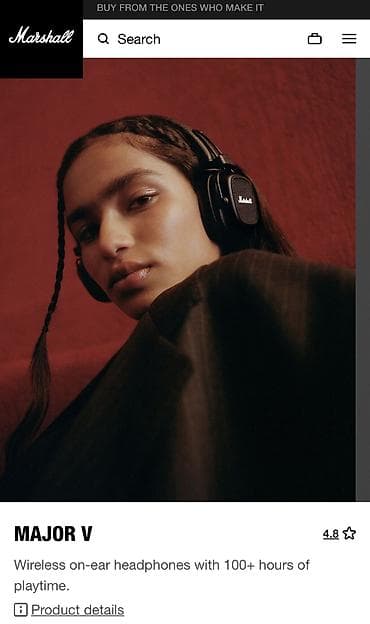 джойстик dendy usb: Marshall Major V - беспроводные наушники с ультра-автономностью в 100 — 2