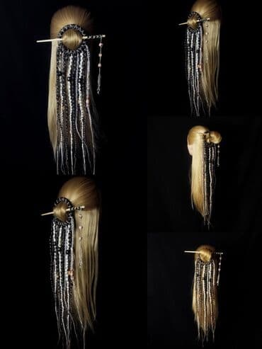 барана стрижка: Хвосты на заколках, резинках из качественного термоволокна ( можно — 16