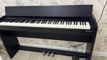 полуакустическая электрогитара: Roland F-140R — цифровое пианино в корпусе-стойке. Ключевые — 6