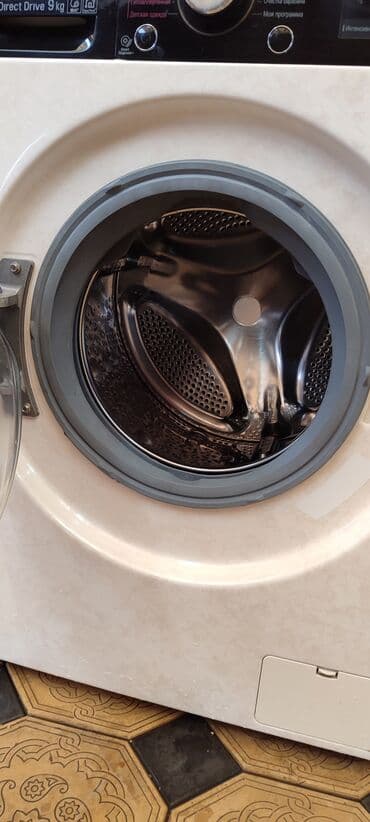 кир машина сатылат: Кир жуучу машина LG, Колдонулган, Автомат, 9 кг чейин, Толук өлчөм — 5