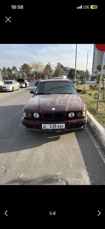 бмв е 34 520: BMW 5 series: 1994 г., Механика, Бензин, Седан — 3