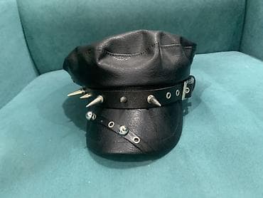 Блузки: Кепка, Картуз, Без логотипа, Козырек: Короткий, С кольцами — 4