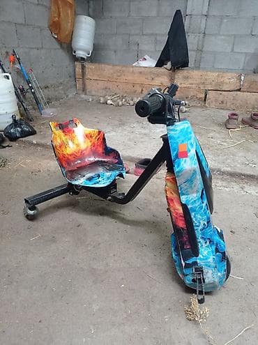 Спорт и хобби: Электрический дрифт‑трайн (drift trike) с сиденьем - Форм‑фактор — 3