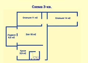 атлантис резорт: 3 комнаты, Собственник, Без животных, от 1 месяца, С мебелью частично — 1