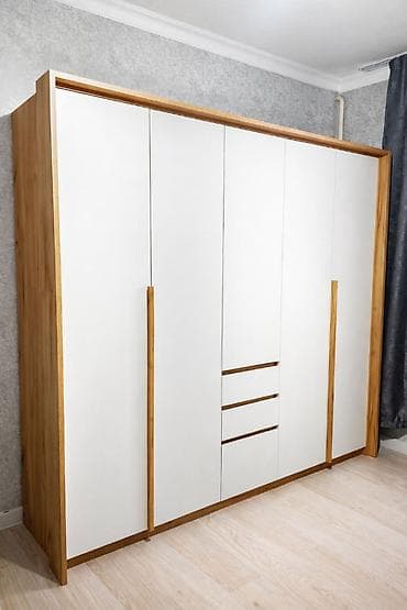 дон фен: Шифоньер, шкаф для одежды, Б/у, Прямой, ЛДСП — 1