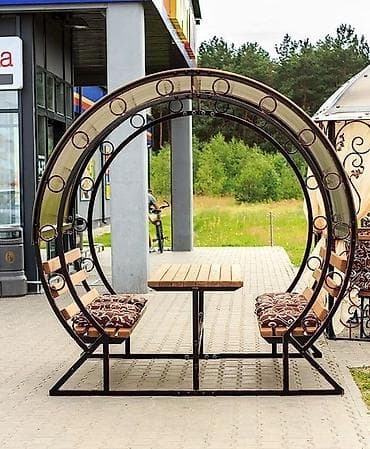 Комплект садовой мебели, Металл