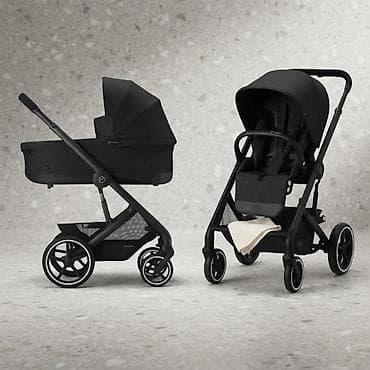 сары булун: Балдар арабасы, Cybex, түсү - Кара, Колдонулган — 2
