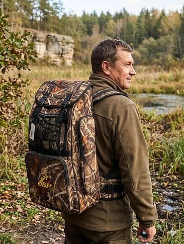 тактические товары: Рюкзак камуфляжный туристический. Подходит для переноски снаряжения — 1