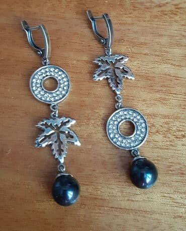 купить свадебное платье недорого: Серебряные длинные, вечерние, нарядные, свадебные серьги с — 7