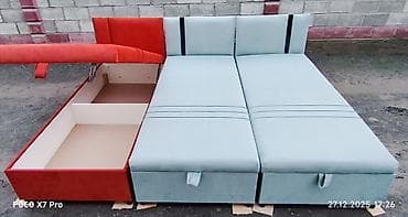 двух ярусные кроват: Односпальная кровать, Новый, С мягким изголовьем, длина - 2000 см — 8